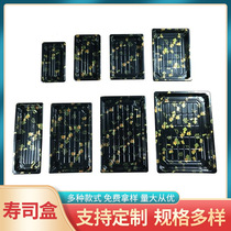 Packaging box Commercial lunch box Disposable sushi box Packaging box Japanese salmon Sashimi printed takeaway box