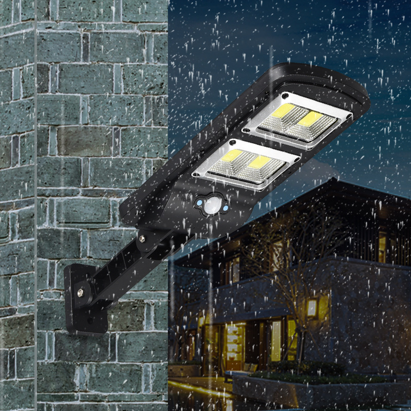 New integrated solar street lamps, outdoor household smart sensor garden lamps, gift exhibition and sale, solar lamps details Picture