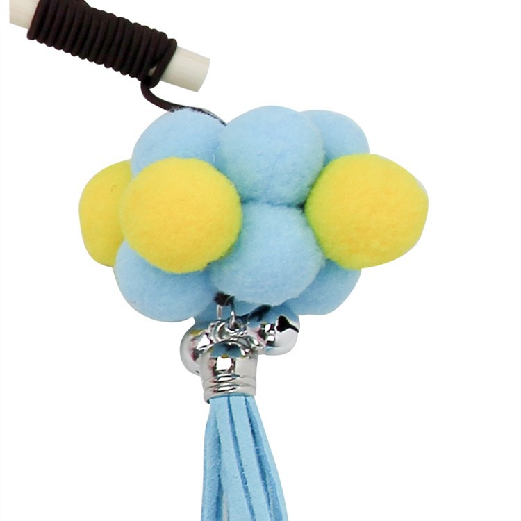 New wooden cat toys, colorful plush balls, suede strips, New Year's festive series of cat products wholesale from the manufacturer Application Scenario