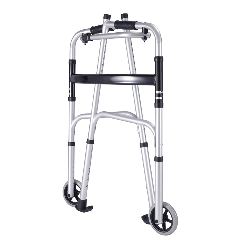 助行器老人拐杖扶手架老年人辅助行走器学步车带轮手推车下肢训练详情图4