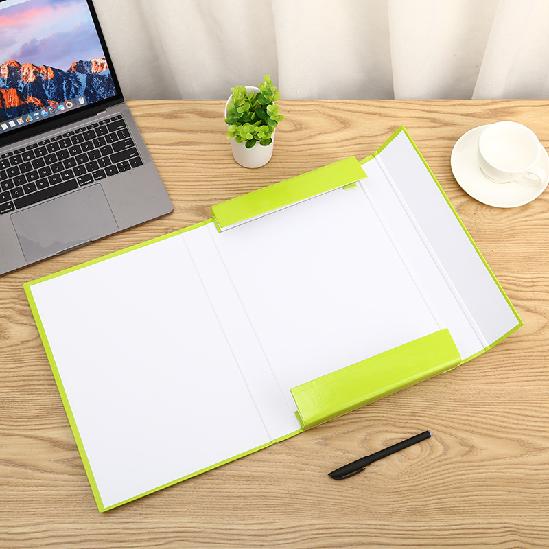 New thickened plastic color document box, data storage box, file classification and organization box, large-capacity file box Specification image