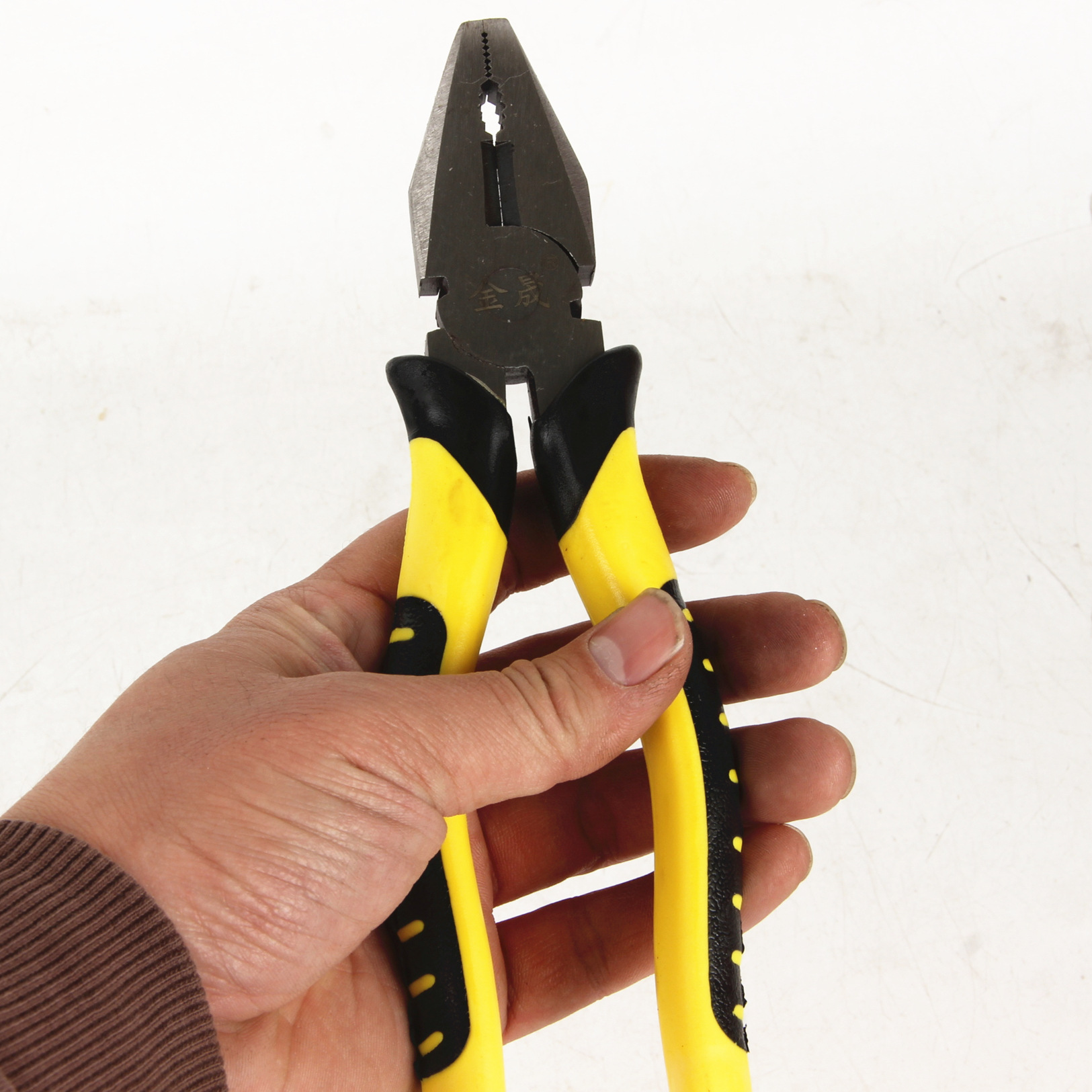 Household Large 8-Inch Wire Pliers Hardware Vice Iron Pliers 10 Yuan Store Hardware Tools Supply Wholesale Gift Specification drawing
