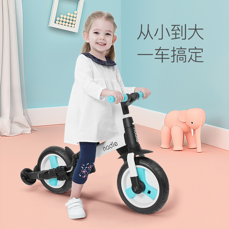 纳豆儿童平衡车自行车多功能宝宝1-2-3-6岁滑行车脚踏儿童三轮车详情图4