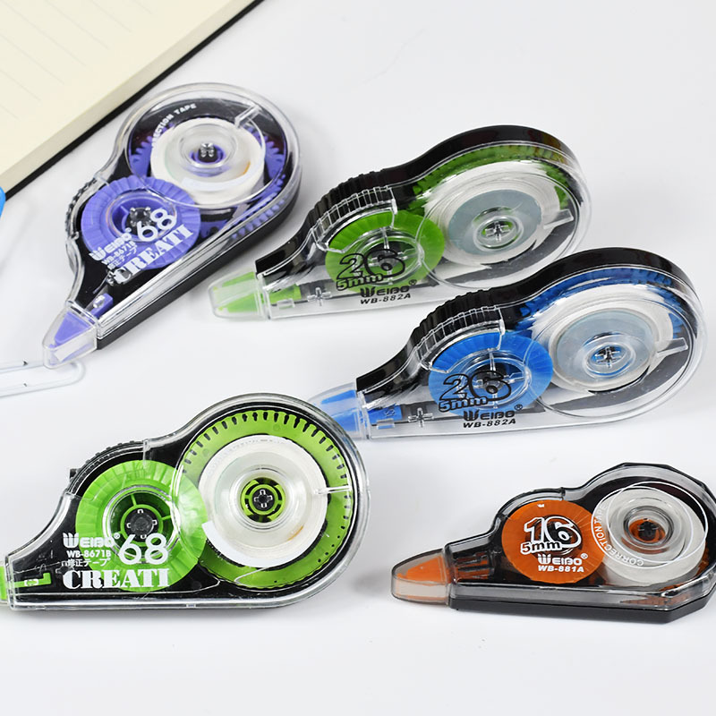 Weibo correction with students with large capacity simple transparent correction with female junior high school students small fresh correction wrong belt Specification drawing