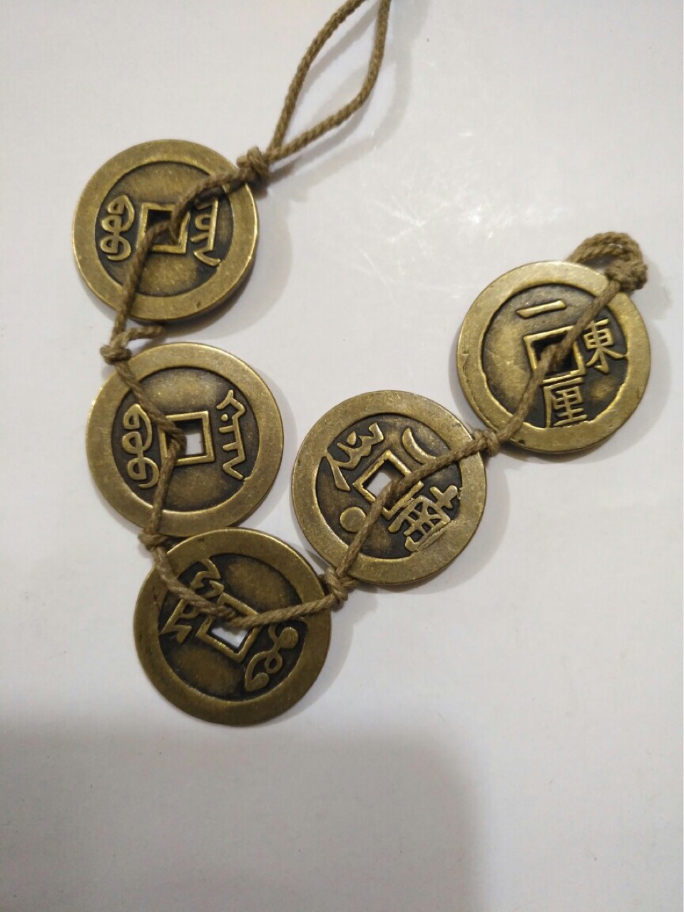 麻绳仿古铜钱产品图