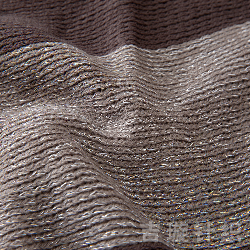 Factory direct supply of winter warm shawls, ethnic style woolen fringed knitted sweaters, warp knitted striped pullover and patchwork cloaks Item Picture