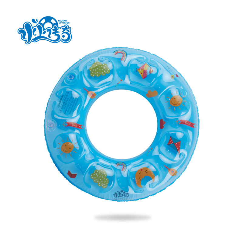 Manufacturers Wholesale Swimming Ring Double Air Bag Crystal Swimming Ring Children's Thickened Cartoon Water Inflatable Toys 50~90# Specification drawing