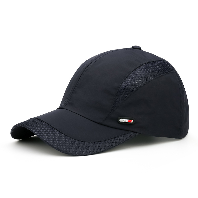 Sombreros de hombre primavera verano sombreros de visera sombreros de béisbol slim transpirable sombreros de sol al aire libre protección solar sombreros de pesca sombrero de pato Specification image