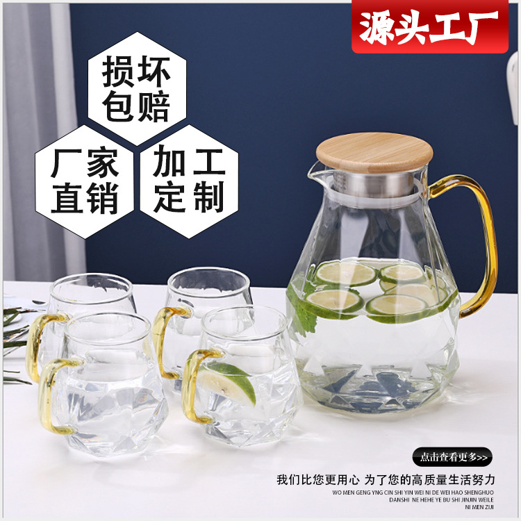 防爆耐高温大/创意钻石冷水/家用果汁壶扎细节图