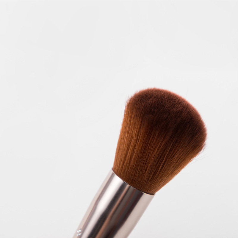 Cosmetic Tools Single Three-Dimensional Makeup Brush Portable Loose Powder Blush Brush Fiber Hair Plastic Handle Wholesale Manufacturers Item Picture
