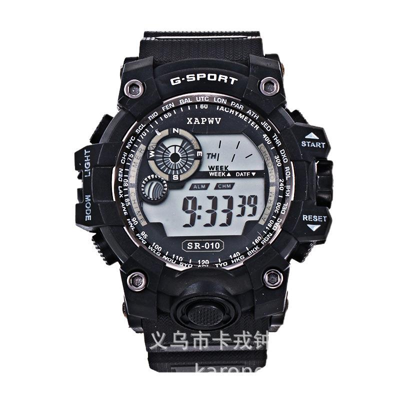 卡西欧小方块/创意潮流玩具/电子/跨境电商/手表礼盒套装白底实物图