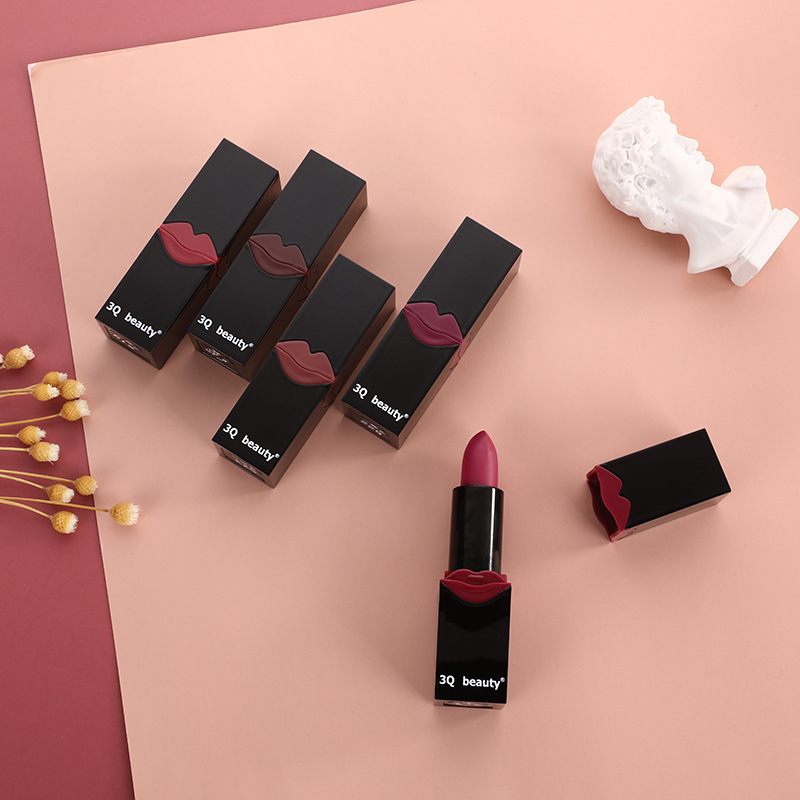 3Q Beauty Cross-Border Velvet Mist Lipstick Non-Stick Cup Continuous Moisturizing Matte Lipstick Lip Gloss Lipstick Set Specification drawing