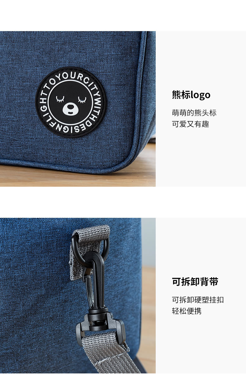 便当手提保温袋方形铝箔加厚大容量学生上班族野餐包饭盒收纳防尘日用百货详情16