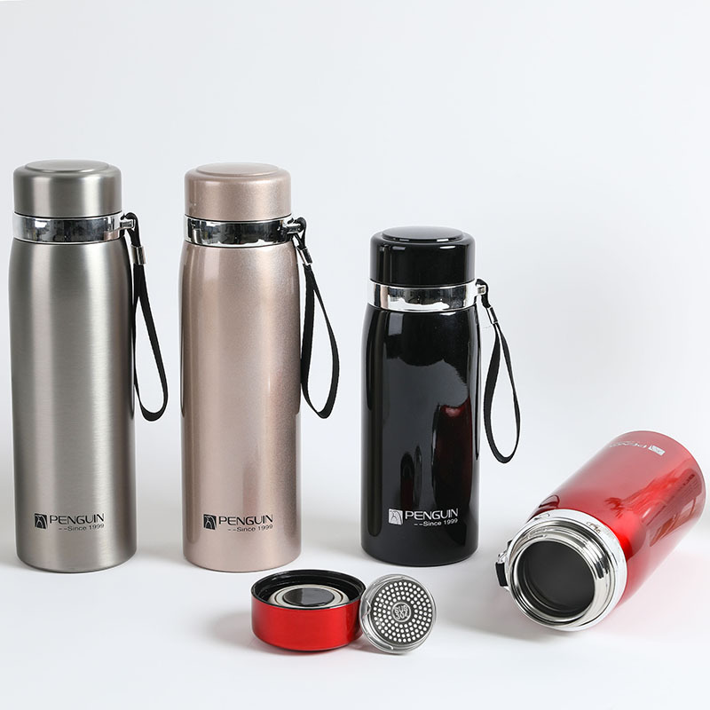 Manufacturers Directly Supply 304 Stainless Steel Handy Straight Thermos Cup Portable Business Gift Cup Wholesale details Picture