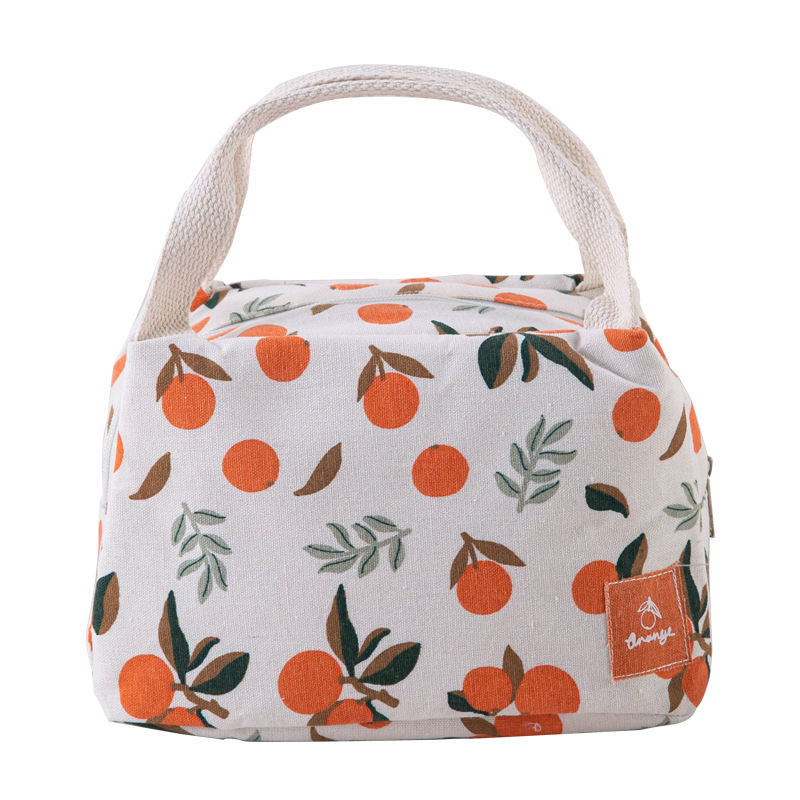 Thermal Bag Aluminum Foil Thickened Warm Lunch Box Bag Zipper With Rice Bag Meal Packaging Lunch Box Bag Bento Bag Handbag Item Picture