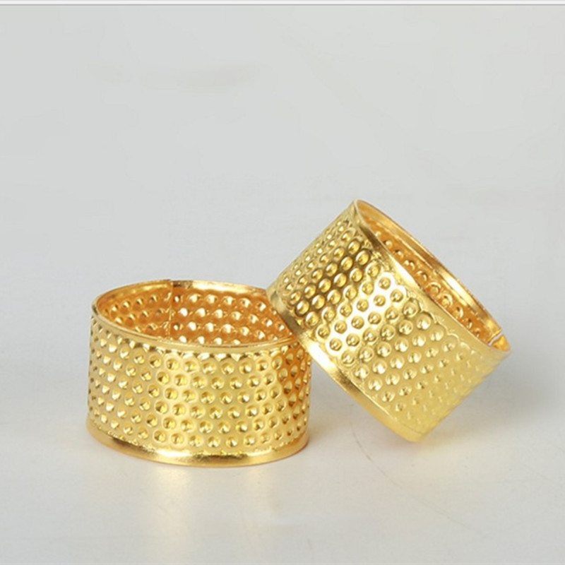 Wholesale of thimble finger cots, sewing and embroidery, household cross-stitch, metal, iron and copper thimble clamps from thimble manufacturers Specification image