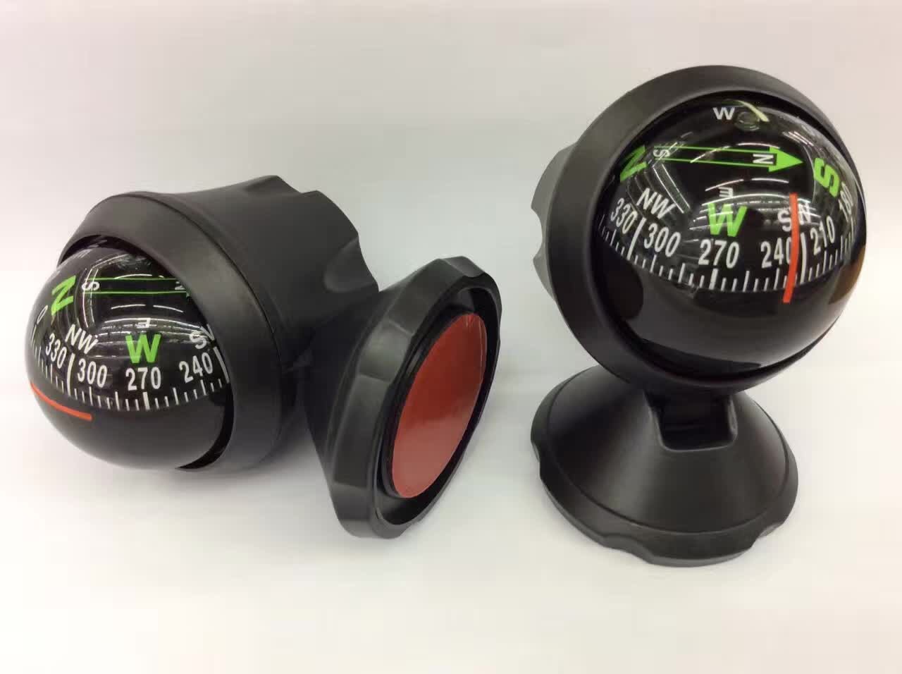 Factory direct sales of LC550-1 plastic car compass adjustable interior direction ball decorative items Application Scenario