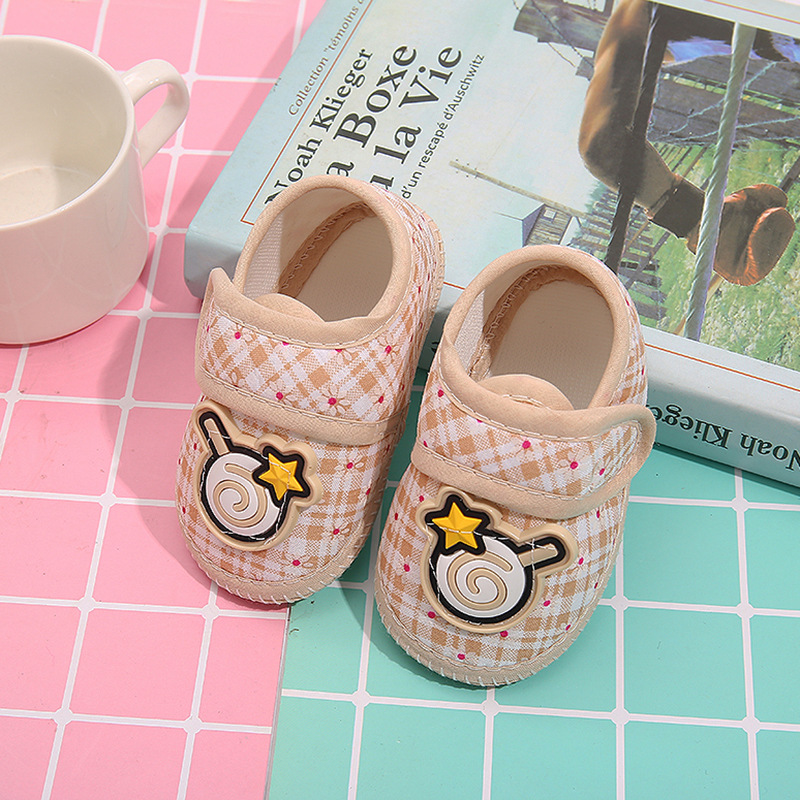 Cute Baby Velcro Bao Head Lightweight Spring And Autumn Men's And Women's Baby Shoes Soft Soles Non-Slip Baby Shoes Cartoon Toddler Shoes details Picture