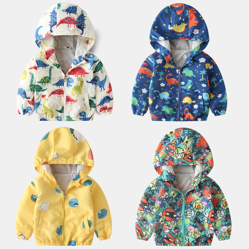Boys' coats, children's coats, girls' coats, autumn clothes, baby and children's windbreakers, children's coats, spring windbreakers details Picture