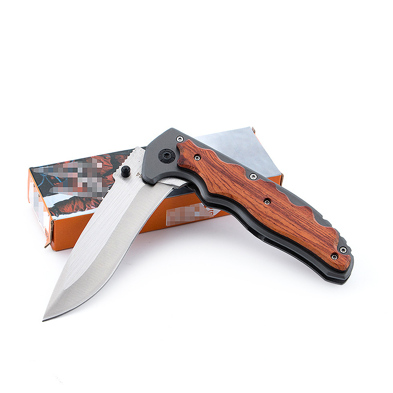 Outdoor folding knife, portable camping survival knife, high-hardness multi-functional small knife, wilderness survival folding knife, self-defense tool Specification image