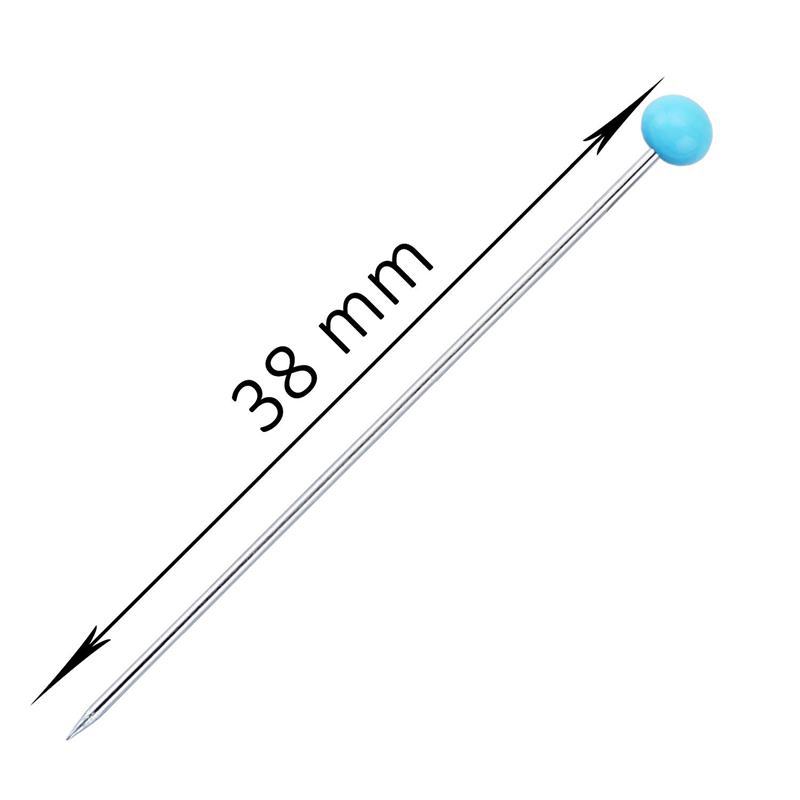 وتوزع الشركة المصنعة ألف إبرة زجاجية ملونة تبلغ 32/38mm في شكل دبوس مقص متعدد المواصفات Item Picture