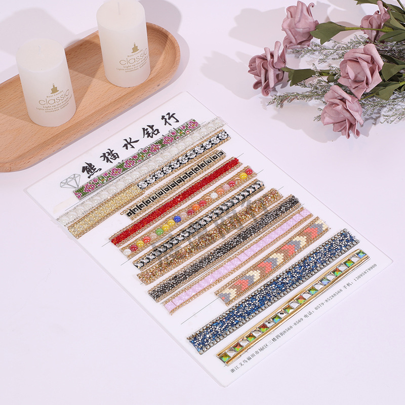 Color Resin Drill Paste Handmade Diy Clothing Luggage Accessories Hot Drill Rhinestones Accessories Manufacturers Direct Supply Specification drawing