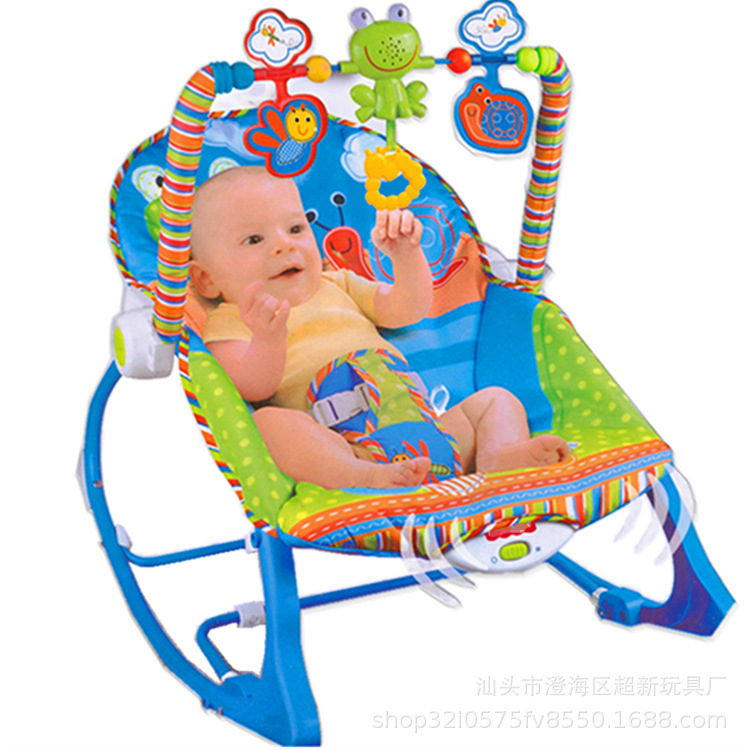 Baby Rocking Chair Multi-Functional Toys Newborn Rocking Chair 0-3 Years Old Baby Music Vibration Coax Baby Rocking Chair Wholesale