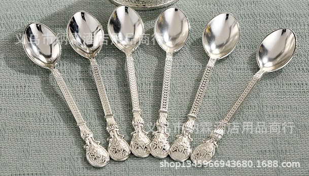 Alloy Cygnus Stainless Steel Fruit Fork Coffee Spoon Set New Swan Tableware Set Factory Direct Sales Application Scenario