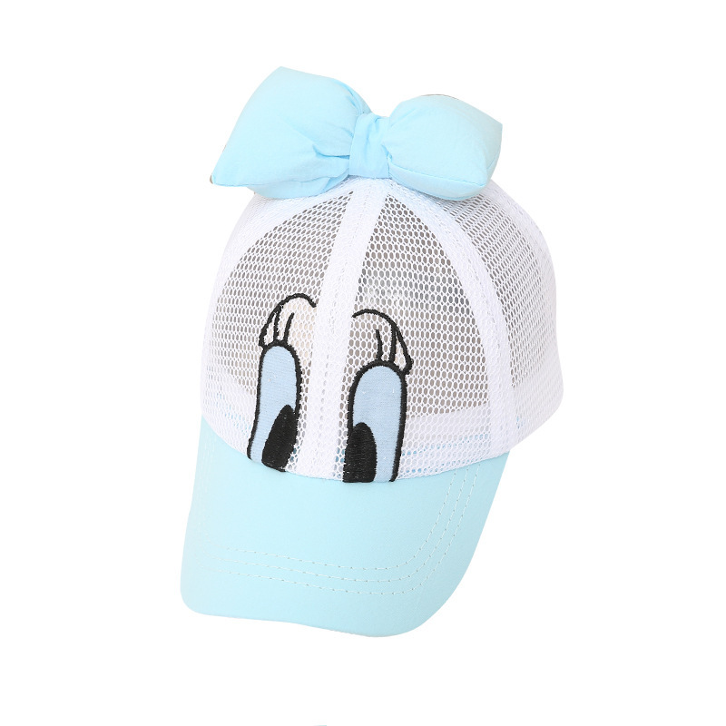 Spring and autumn children's baseball caps, boys' and girls' baseball caps, sun hats, summer baby bay brim sun hats, cartoon Item Picture