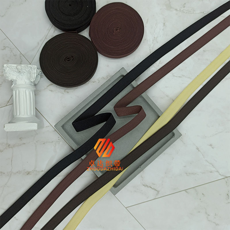 Manufacturers Direct Supply Wig Elastic Accessories Korean Quality Suede High Elastic Ribbon Shoes Clothing Accessories Jin Flat Belt details Picture