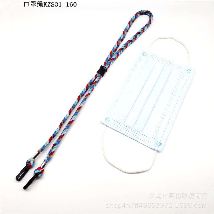 厂家直销源头/韩国时尚口罩/脖子挂绳欧美细节图
