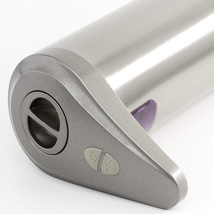 280ML stainless steel automatic sensor soap dispenser, dual-button infrared sensor for washing mobile phones, champagne-colored soap dispenser details Picture