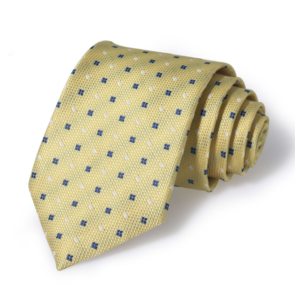 Spot Business Men 8Cm High Density Polyester New Casual Plaid Men's Hand Tie Can Be Customized Proofing Application Scenario