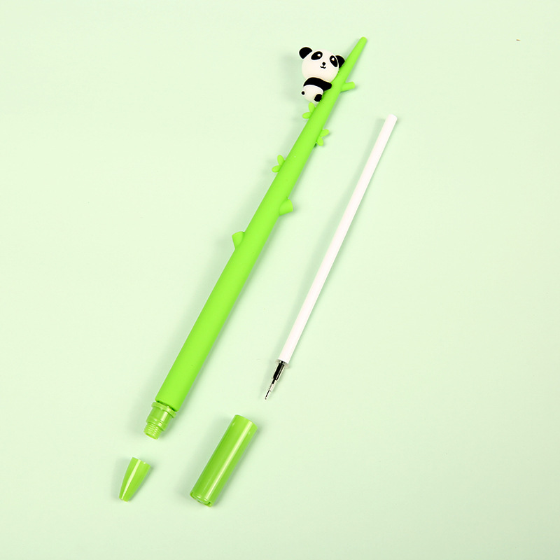 Panda Cute Stationery Pen Bamboo Branch Pen Pole Student Neutral Pen New Creative Cartoon Pen Custom Wholesale Application Scenario