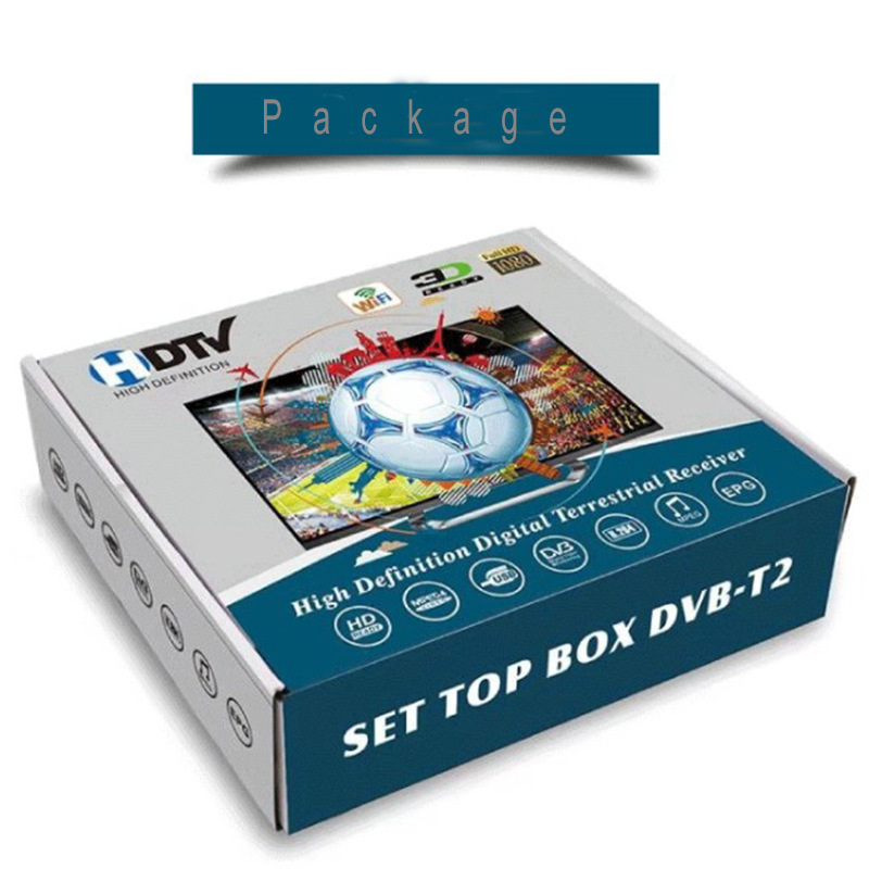 爆款DVB T2 C Tuner FTA数字电视机顶盒家用H.264畅销东南亚非洲
