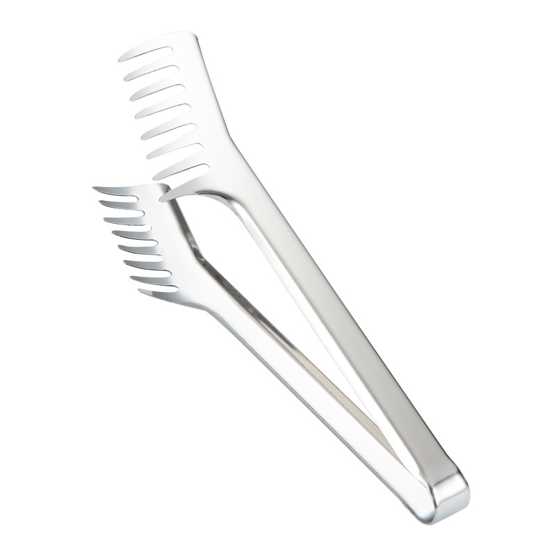 Factory wholesale stainless steel tongs, food tongs, anti-scald barbecue tongs, kitchen tools, food tongs, pasta tongs, barbecue tongs Item Picture