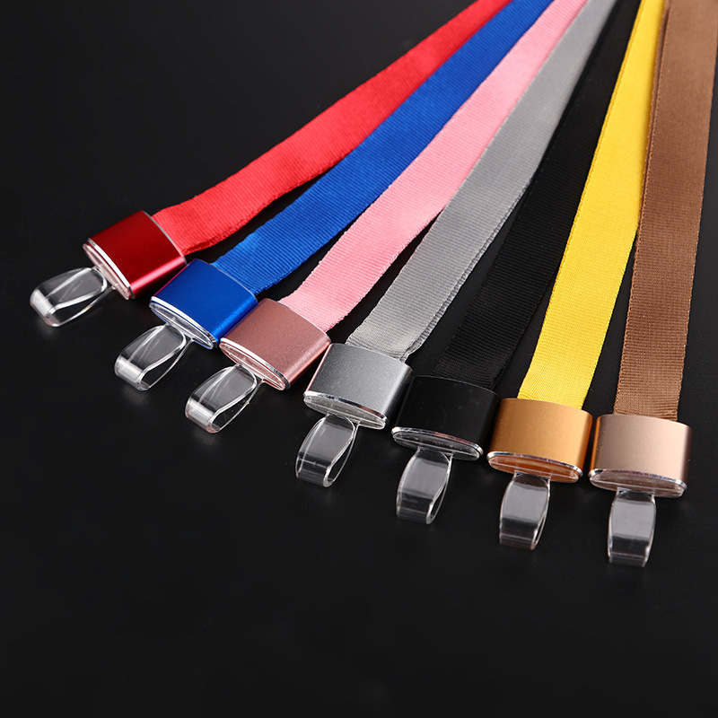 吊牌卡套挂带1.5cm宽 工作证飞机扣挂绳 工牌胸卡套吊绳优和扣