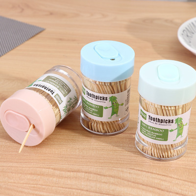 Toothpick Wholesale New Slip-Cover Toothpick Disposable Bamboo Toothpick Odorless Home Hotel Toothpick Box Manufacturers Specification drawing