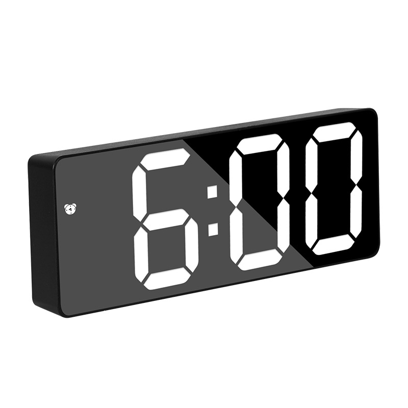 Factory Direct Led Electronic Alarm Clock Simple Style Clock Battery Plug-In Dual-Use Zhong Yida Time 0712 Item Picture