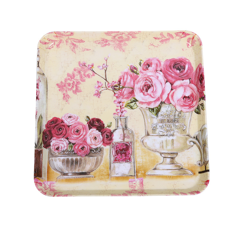 2021 New Nano Dish Square A5 Melamine Tableware Tray Dish Plate Fruit Tray Dinner Plate Item Picture
