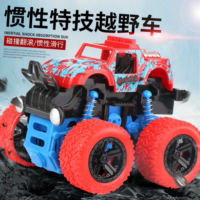 Baby Toys Baby Children Four-Wheel Drive Inertial Stunt Off-Road Vehicle Model Boy Toy Car Stall Wholesale details Picture