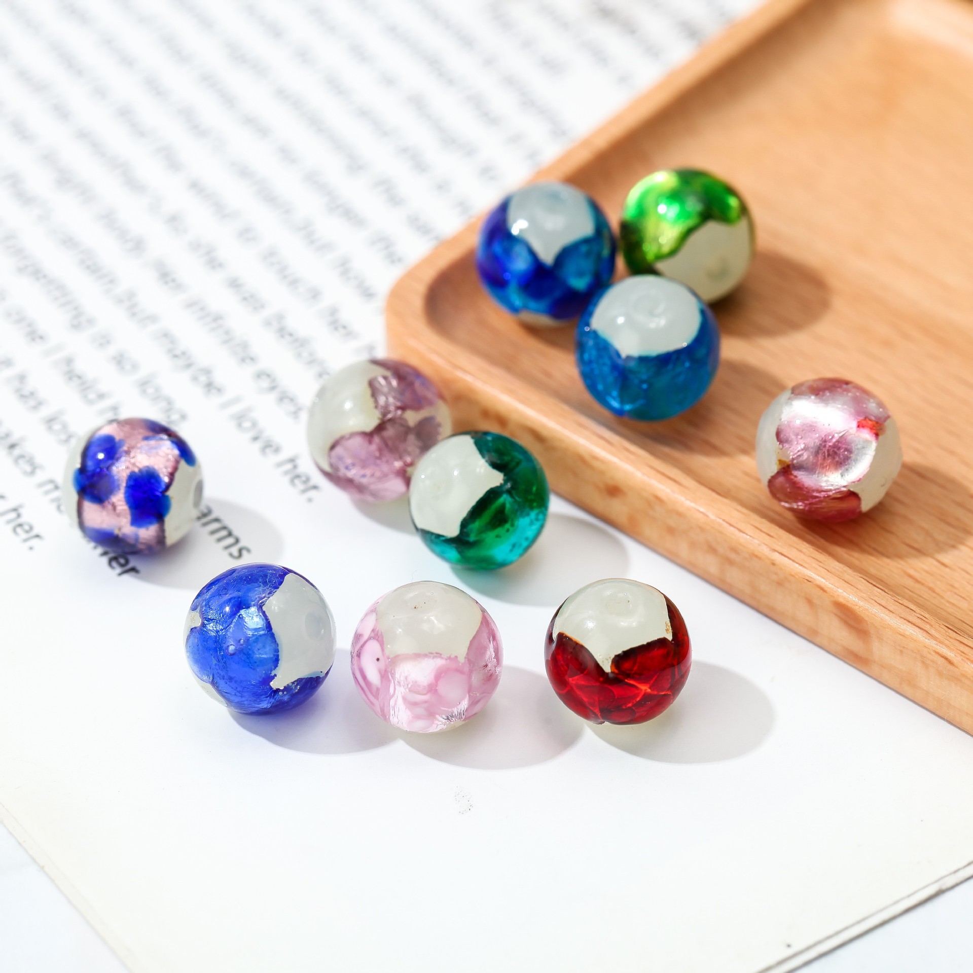Anyanyu estilo japonés caidopoint ryuyuan zhu antigua fa artesanal perlas sueltas DIY pulsera earloop accesorios accesorios fábrica al por mayor