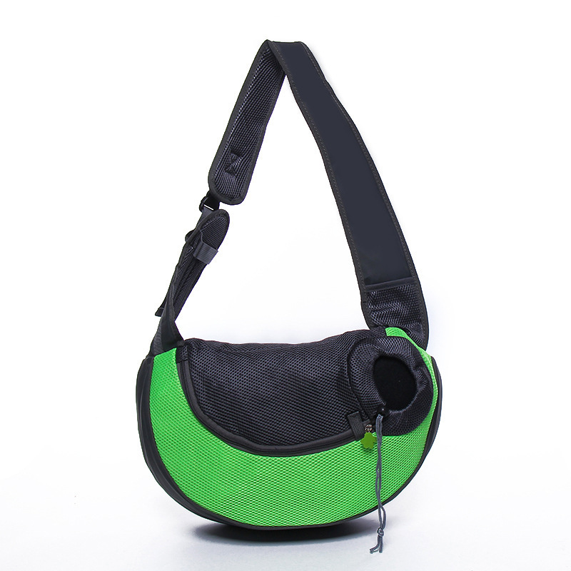 Wholesale of new cross-border pet bags, breathable travel portable cat bags, mesh fabric chest single-shoulder chest crossbody dog bags Specification image