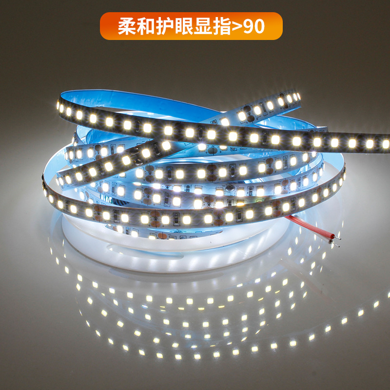 LED light strip 2835 low-voltage 24v/12v light strip, hotel engineering decorative lighting fixtures 90 display finger silicone waterproof light strip details Picture