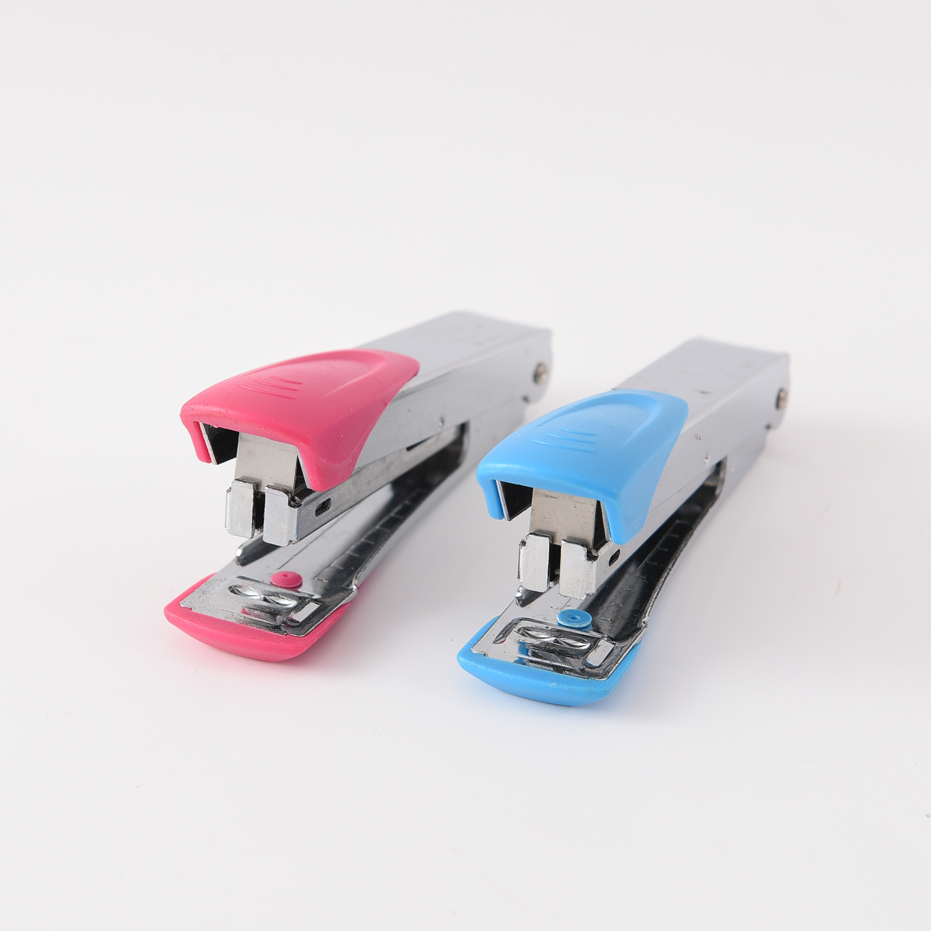 Factory direct supply cross-border exclusive 1001C Metal 2-color stapler, metal multi-functional labor-saving type, factory dedicated details Picture