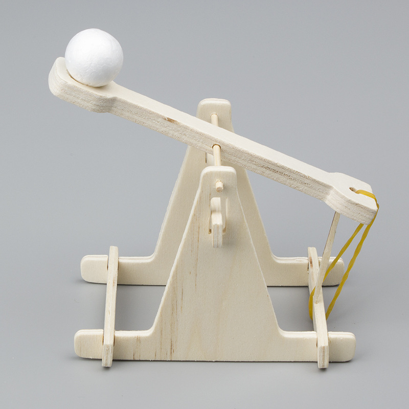Wooden Trebuchet Technology Small Invention Diy Material Throwing Ancient Trebuchet Siege Trebuchet details Picture