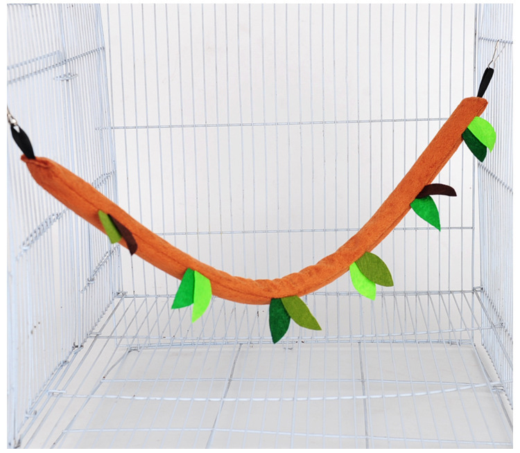 Juguete de peluche hamster hoja hamaca funicular taladrador swing set de 5 piezas ardilla algodón caliente colgante nido Application Scenario