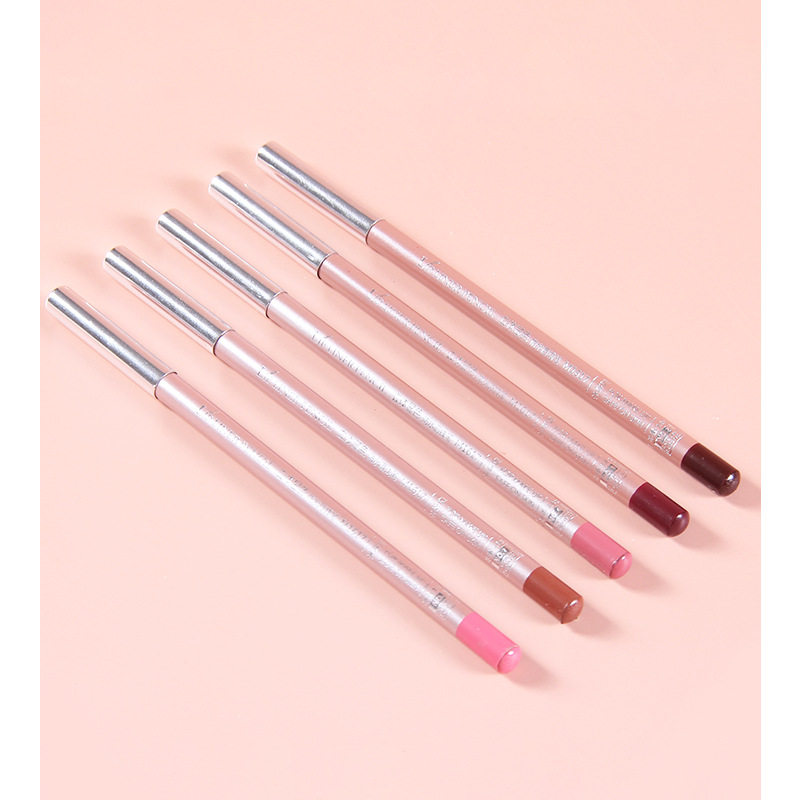 Midnight Cool Black Korean Makeup Wooden Waterproof Lip Liner Pen wholesale for lip modification Nude 3D Stereoscopic Non-smudging wooden pen Application Scenario
