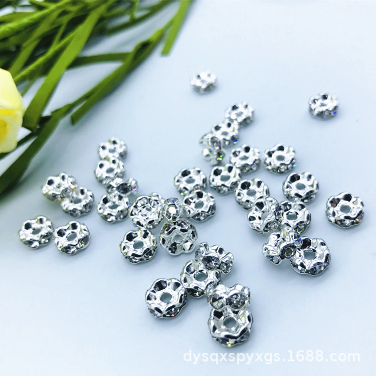 DIY jewelry accessories, iron-edge diamond ring necklaces, bracelets, shoes, clothing accessories, factory direct sales