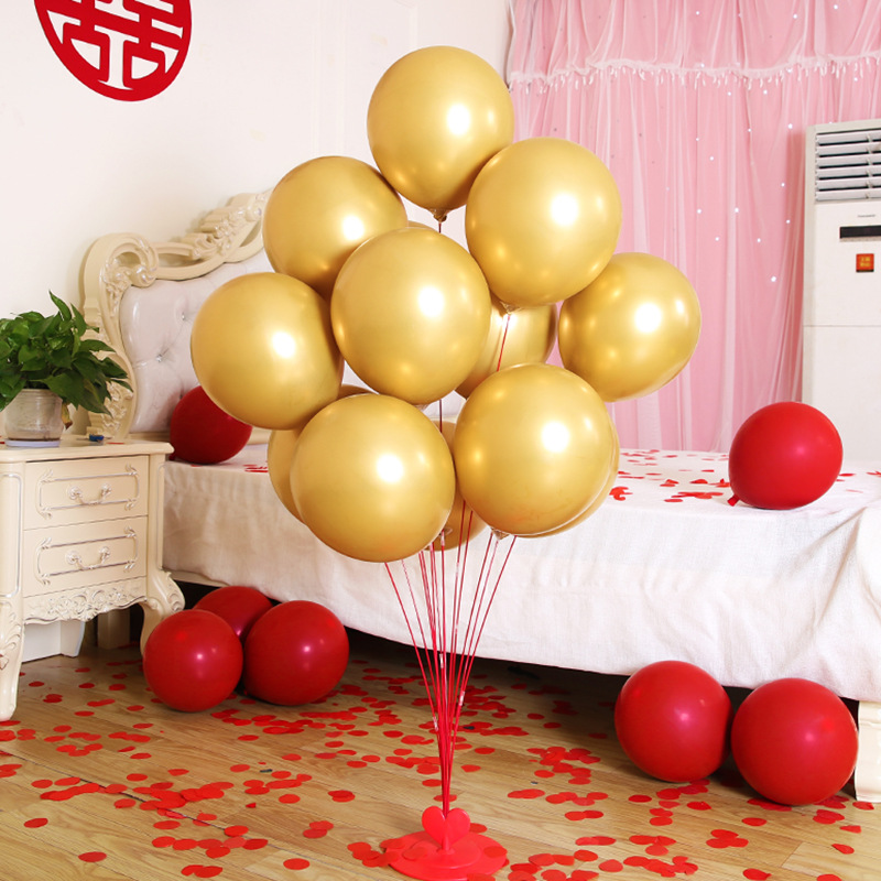 Wedding room decoration set, romantic wedding scene decoration, creative party stand, road guide, new house, balloon ground float Specification image